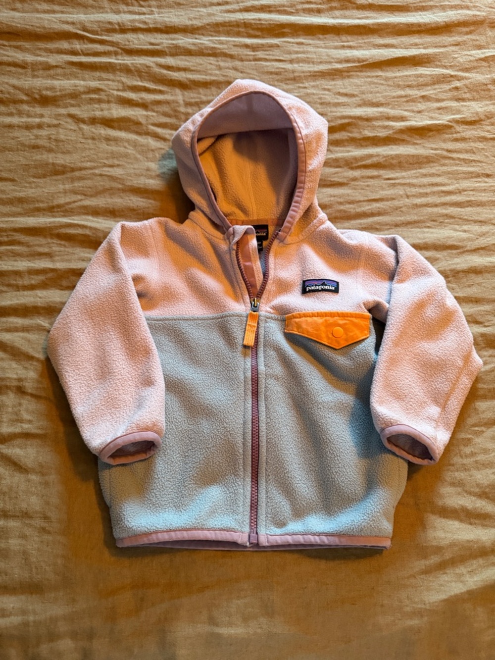 Baby Patagonia Fleece Zip Up Sz 12-18month
